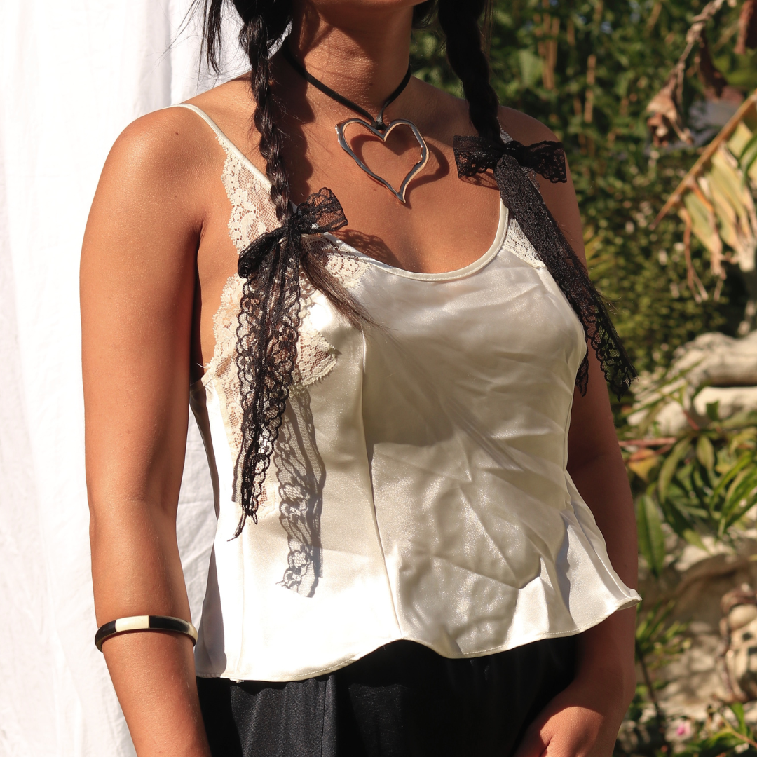 The Crema Silk Top